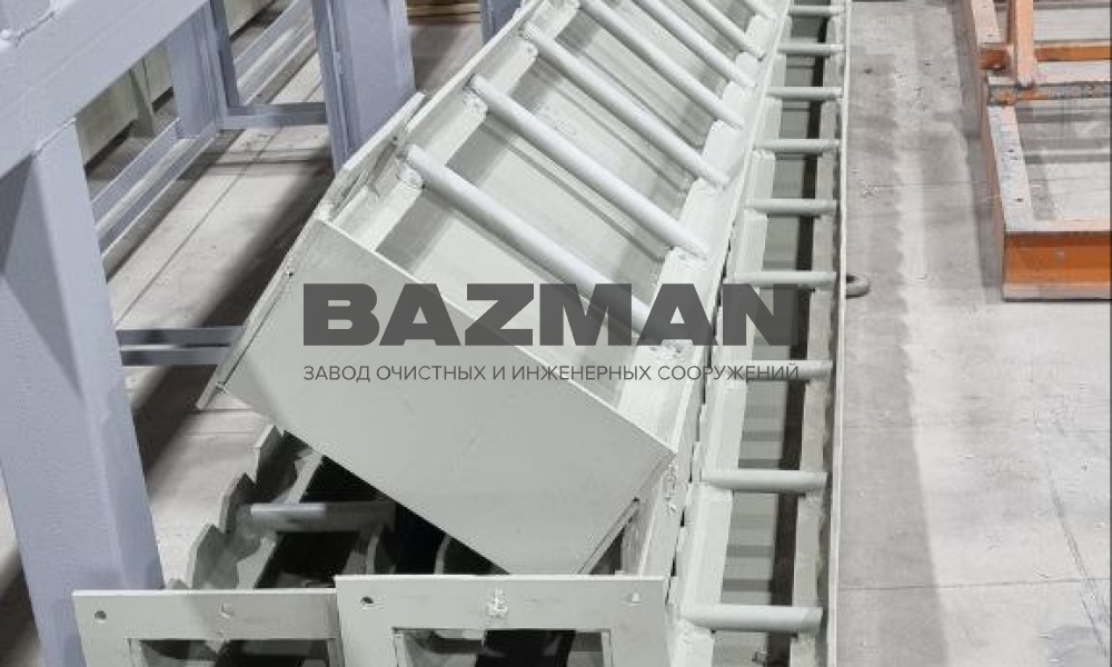 Лотковая система для очистных сооружений 10 000 м3/сутки Объект Очистные сооружения для курорта Шерегеш в Таштагольском районе Кемеровской области